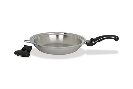 Saladmaster 10 in. (25.4 cm) Chef's Gourmet Stainless Steel Skillet