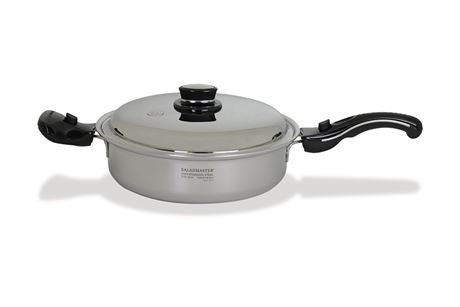 Saladmaster 11 in. (27.9cm) Stainless Steel Skillet with Cover